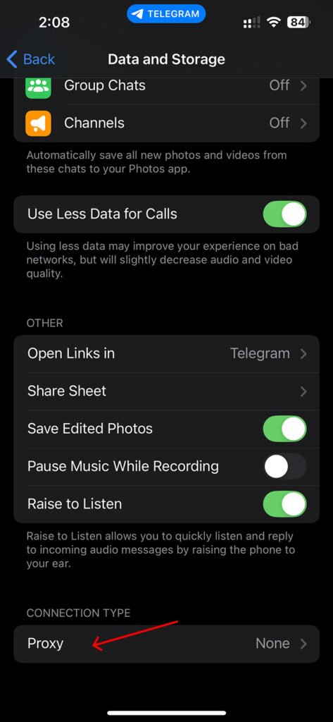 Telegram Proxy Setting NodeMaven