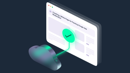 Creating a White Page for Passing Google Ads Moderation